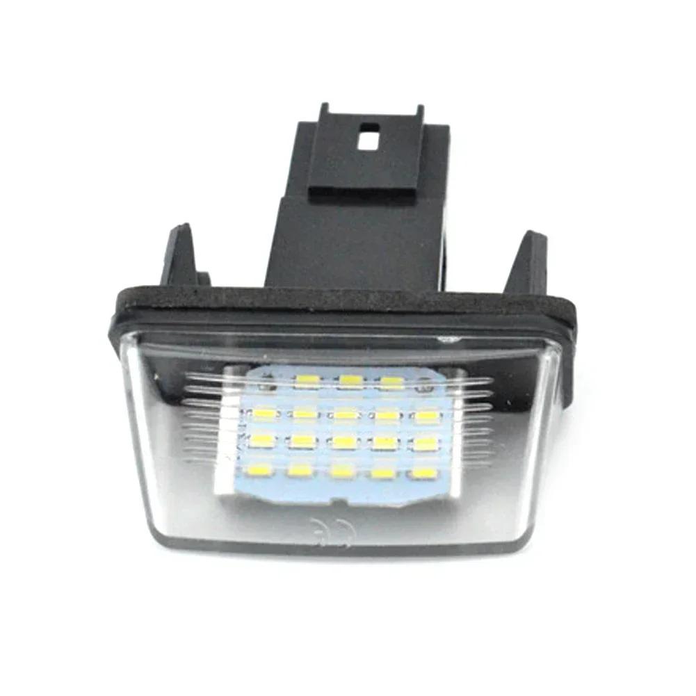 2 шт. Для Peugeot 206 207 307 308 407 5008 Partner Citroen C3 C4 C5 Xsara Picasso Светодиодная лампа подсветки номерного знака