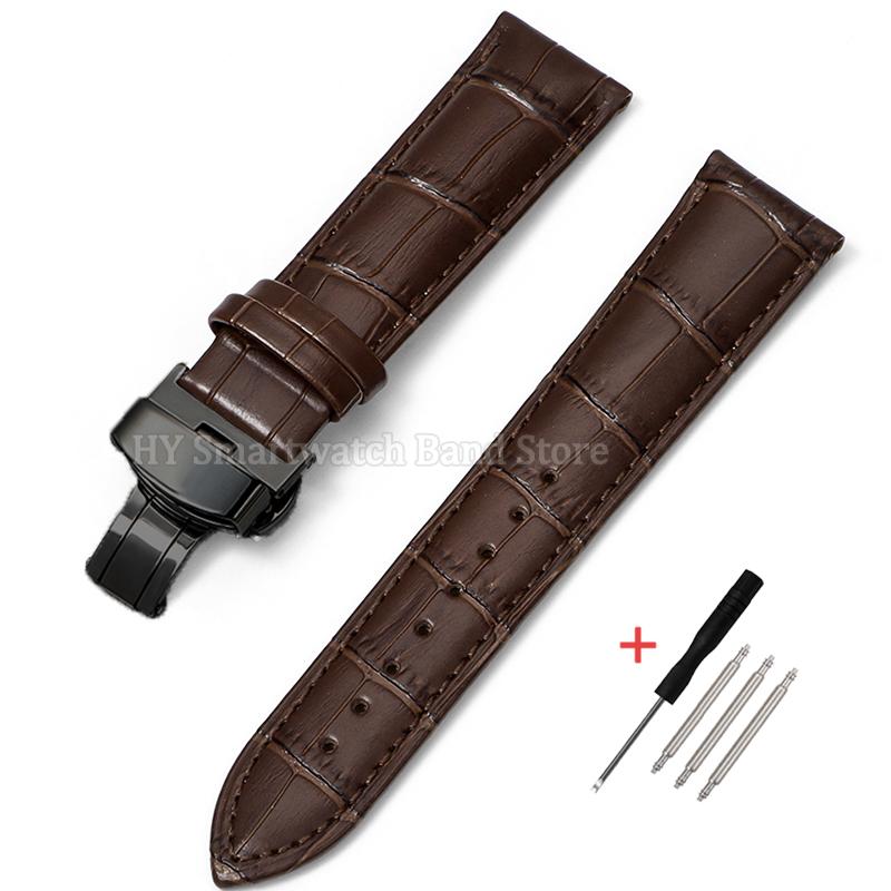 12mm 13mm 14mm 15mm 16mm 17mm 18mm Cowhide Leather Watch Strap for Omega for Huawei 19mm 20mm 21mm 22mm 23mm 24mm Sport Bracelet