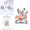 Charms Plata De Ley 925 Devil's Eye Infinity Eternal Symbol Dragonfly Positioning Buckle Charms Fit Women DIY Jewelry