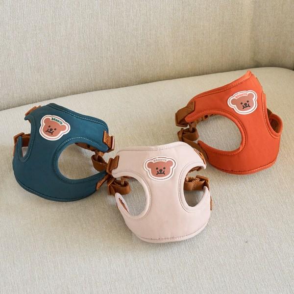 Шлейка для собаки Benny's в одно касание, оранжевая