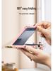 Samsung Z Flip7 Ультратонкий Премиальный Кожаный Чехол-Кольцо - Элегантный, Однотонный Защитный Чехол