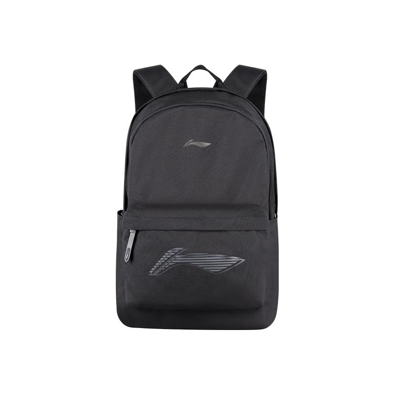 Li Ning Полиэстеровый рюкзак Унисекс Черный YBSV149-1A1