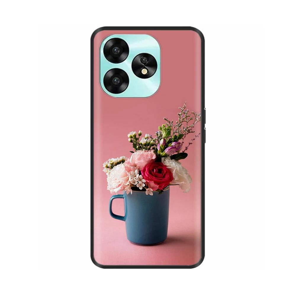 Для чехла UMIDIGI A15 A15C Модный Милый Чехол Черный Мягкий Силиконовый Чехлы для Телефона Для UMIDIGI A15C Funda A 15 UMIDIGIA15 Сумки
