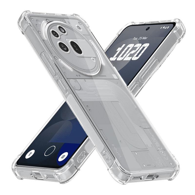 Чехол для телефона Nothing Phone 3A Pro, силиконовый мягкий прозрачный чехол для телефона Nothing Phone3A 3APro Funda, прозрачный противоударный чехол с подушкой безопасности