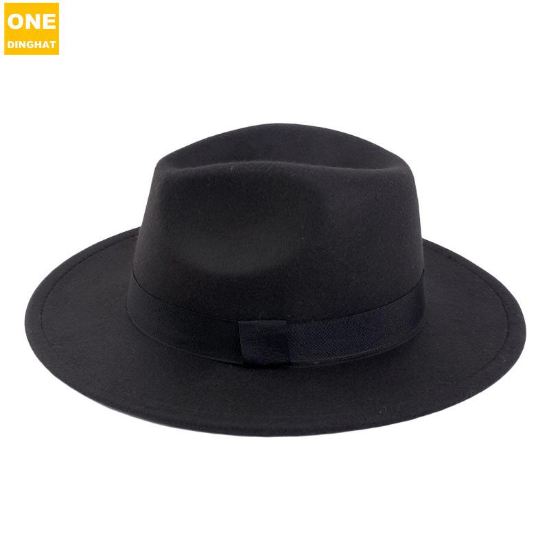 Fashion Men'S And Women'S Wool Top Hat Jazz Hat Gentleman'S Hat Felt Hat Jdl-17
