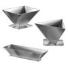 Stainless Steel Zongzi Mold DIY Traditional Chinese Food Rice Dumplings Rice Balls Making Molds Triangular Trapezoidal