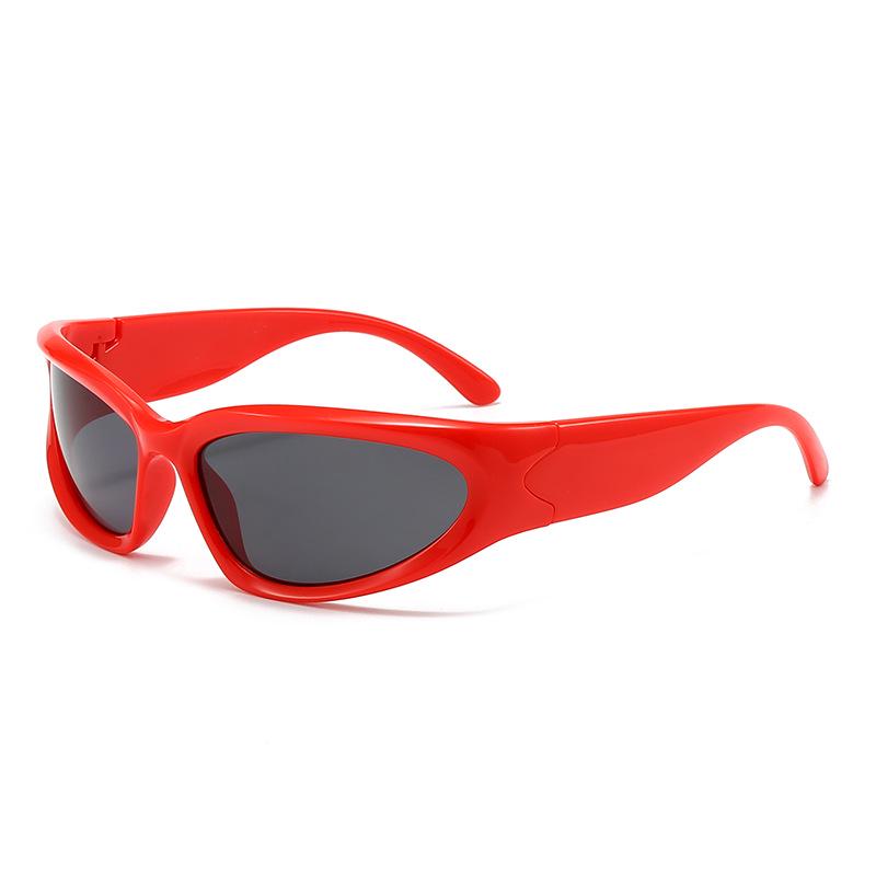 New Futuristic Men's Cycling & Y2K Millennial Hot Girl Sunglasses: Trendy Cross-Border Fashion