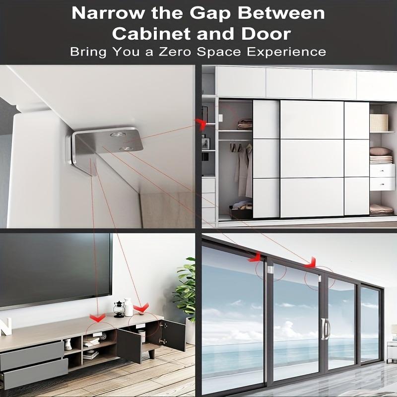 1Pair Strong Magnetic Door Stopper,Cabinet Door Catche,Latch Furniture Doors Magnetic Lock,Cupboard Magnetic Door Suction Tool