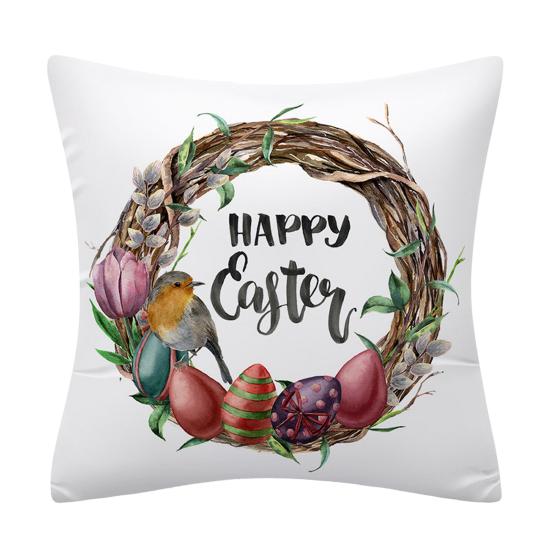 Наволочка пылезащитная потайная молния декоративная Счастливая Пасха Весенняя наволочка домашний декор ежедневное использование
