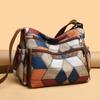 Women Messenger Bags Inclined Shoulder Bag New PU Leather Handbag Female Crossbody Bag Vintage Plaid Pattern Bag
