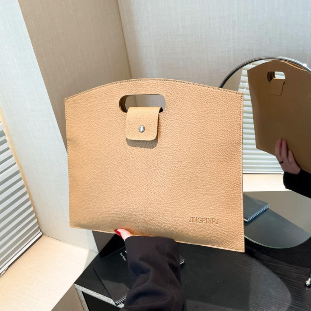 Большая вместительная офисная сумка для документов, сумка для файлов из ПУ, повседневная компьютерная сумка для офисного работника