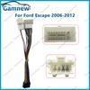 Gamnew Car Frame Fascia Adapter Decoder Android Radio Dash Fitting Panel Kit For Ford Escape 2006-2012