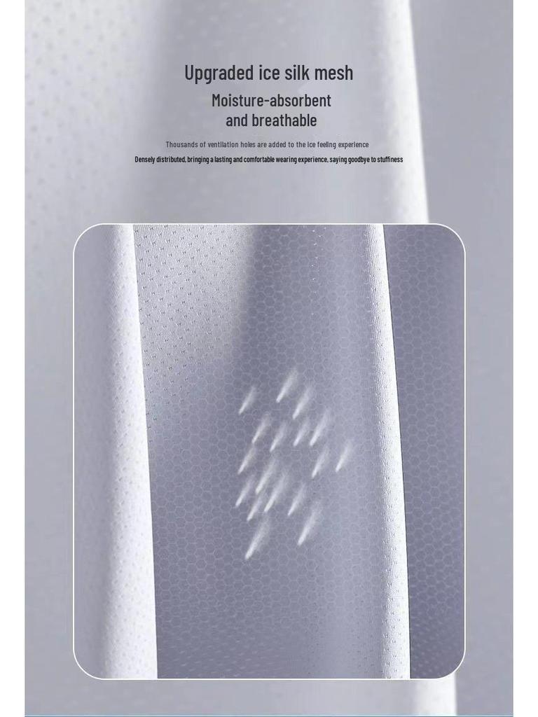 Мужская ультратонкая ветровка из ледяного шелка с капюшоном: Дышащая летняя куртка для рыбалки на открытом воздухе и защиты от солнца.