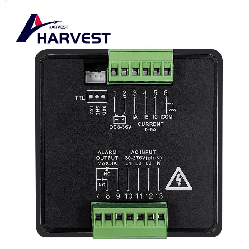 GV58VS M Electric Generator Panel Meter Three Phase Current Ampere Voltage Frequency Meter