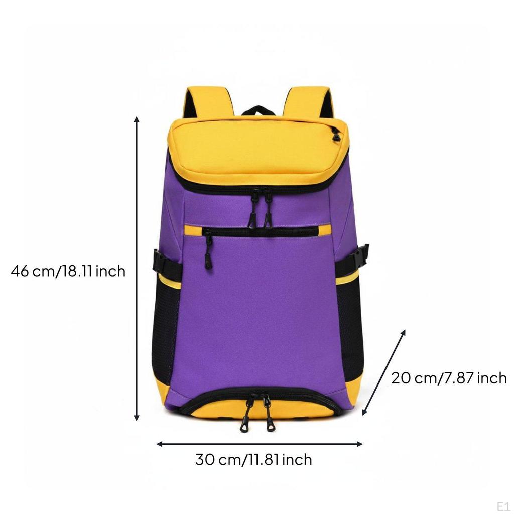 Badminton Backpack Large Capacity Racket Double Shoulder Straps for Training, Competition,