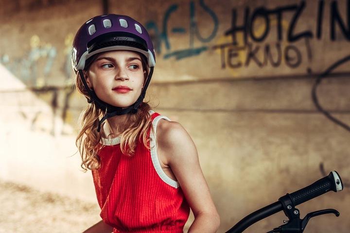 Kask Rowerowy Dziecięcy Woom Kids Fioletowy S 50-53 C