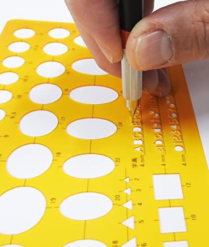 Шаблон Учида № 115M Круглая линейка с тушевым краем 1-843-0115