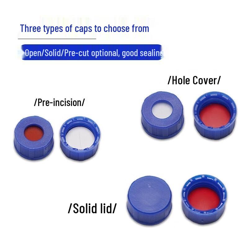 Leigu Transparent Graduated Sample Vial with Pre-Slit Cap