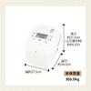 Zojirushi Rice Pressure IH Rice Extreme White Cooker, Cooker, 5.5 Cups, Cooking, NW-BA10-WA