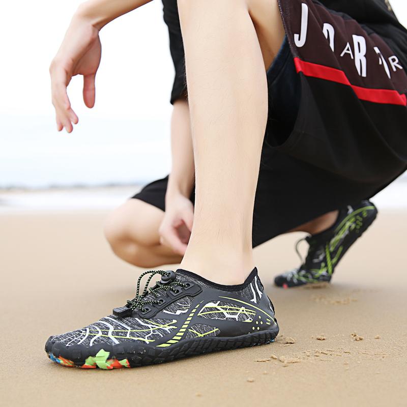 Летняя обувь для вейдинга в верховьях рек, пляжные босоножки-пятипальцы для ходьбы босиком, красочные сандалии, мужские, женские, для бассейна, плавания, портативные аква-кроссовки, унисекс