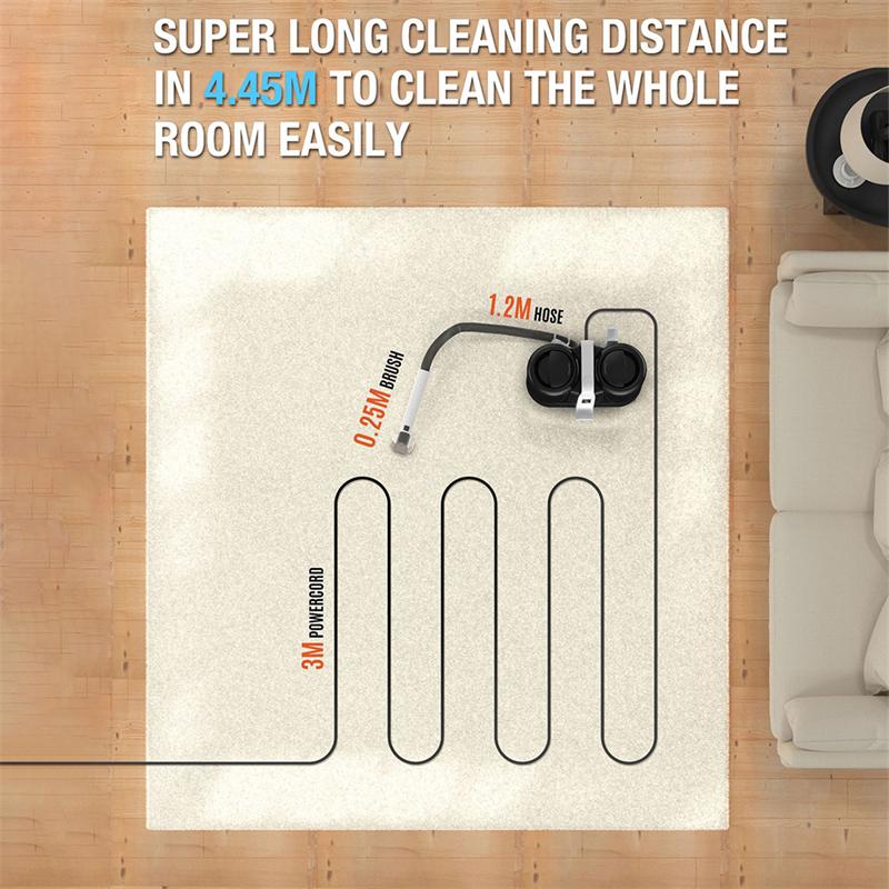 600W 15KPA Portable Carpet Cleaner Handheld Spot Cleaner Spray Suction Integrated Clean Machine for Sofa Pet Hair Vacuum Cleaner