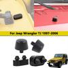 Декоративная резиновая заглушка-стопор капота для Jeep Wrangler TJ 1997-2006 Водонепроницаемая прокладка-мат Защитная прокладка Внешние аксессуары