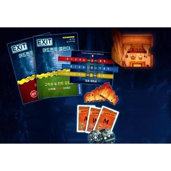 Корейские настольные игры EXIT Room Escape Game Адвент-календарь Секрет ледяной пещеры, популярная корейская игра