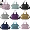 Womens Medium Nylon Tote Bag With Inner Zipper And Phone Pocket For Daily Use And Shopping