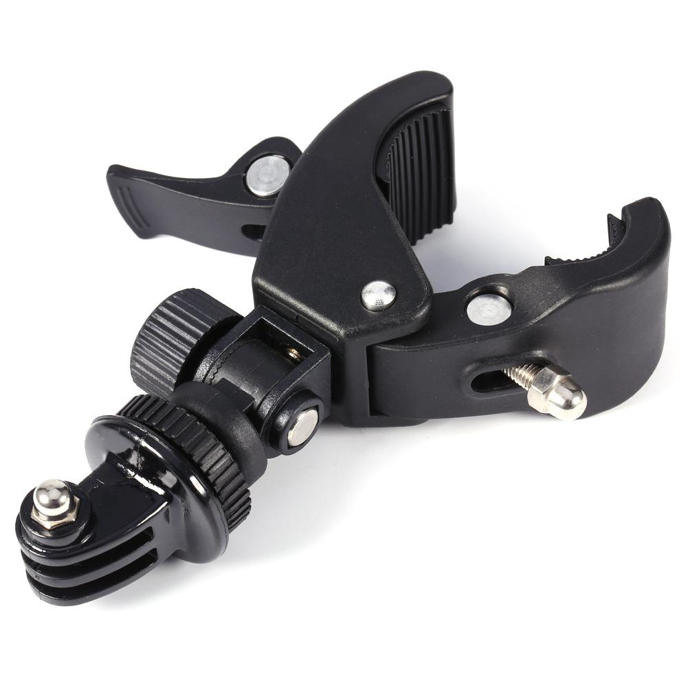 360 Degrees Rotatable Bike Bicycle Handlebar Clip On Clamp Mount For GoPro Camera