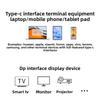 Кабель-адаптер Type-C на DP, 8K 60 Гц, для зеркалирования экрана компьютера/телефона, кабель для преобразования HD-видео, Type-C на DP
