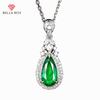 Balla Box, новый имитация изумруда, турмалина, полная дрель, темпераментный кулон для женщин, очаровательная подвеска на свадьбу, помолвку, изящные ювелирные изделия, новые модные