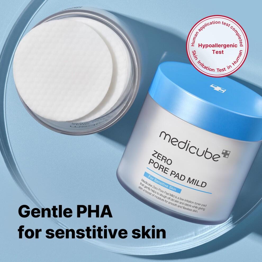Medicube Zero Pore 2-Step Set Korean Skincare Pore Care Serum Toner Kit for Smooth Skin