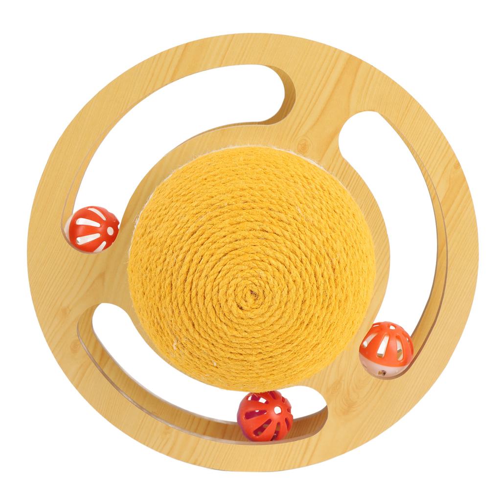 Cat Scratching Ball Toy Sisal Protect Furniture Stylish Look Cat Scratcher Ball for Indoor Home