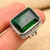 Beautiful Chrome Diopside Gemstone Handmade 925 Sterling Silver Women Jewelry Ring