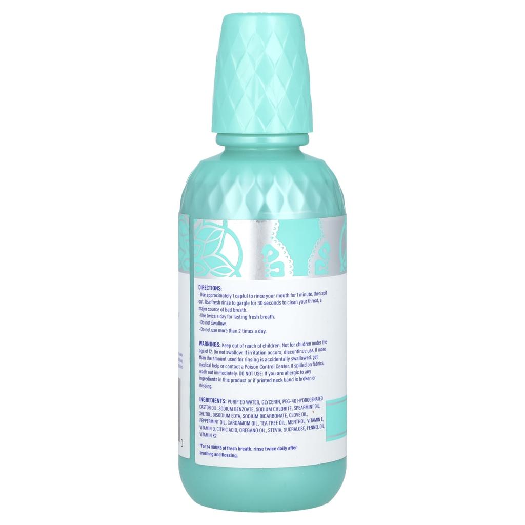 Mouthwash, Alcohol Free, Wild Mint, 473 Ml (16 Fl Oz)