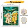 Disney The Lion King Simba Nala digital oil painting art kit DIY handmade home decoration gift