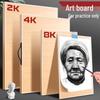 Ultra-Thin 4K Solid Core Solid Wood Drawing Board with Inlaid Edge - Perfect for Art Students and Sketching