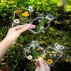 20-100pcs Diy Transparent Dried Flower Bookmarks Students Handmade Creative Small Bottle Plant Specimens Book Mark Stationery