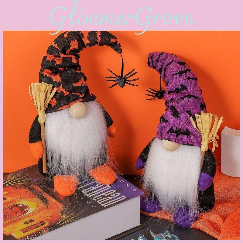 Очаровательные плюшевые Хэллоуинские гномы-гонки, ведьма, паук, кукла Рудольф для украшения вечеринки