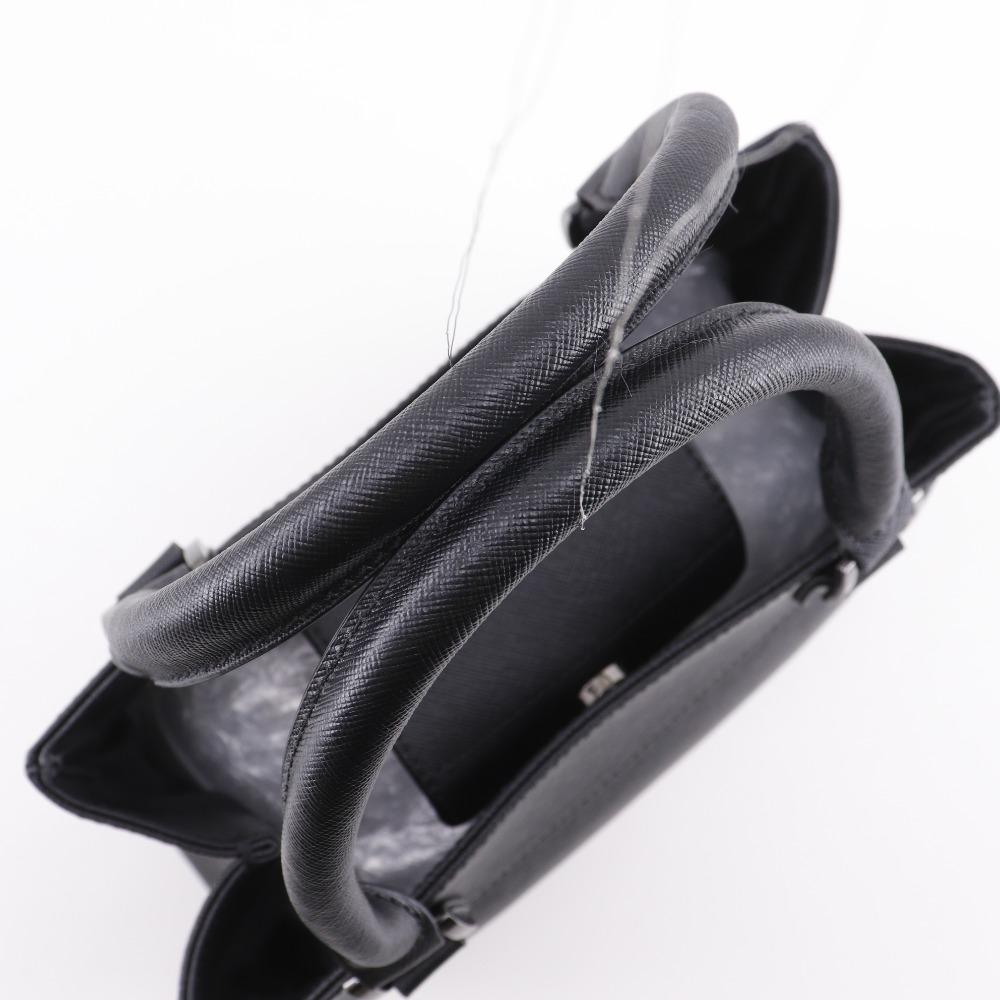 HAMANO Pot-au-feu mini tote bag Handbag black Cowhide Women Used