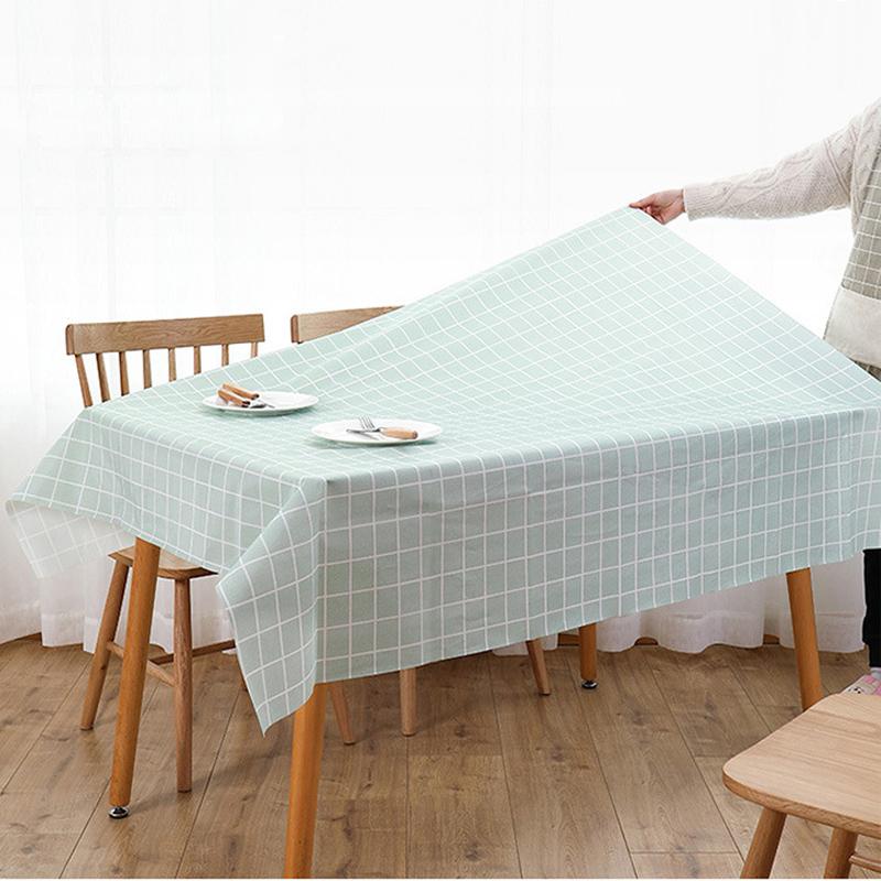 Скатерть Водонепроницаемая ткань для покрытия стола Протрите чистые скатерти для вечеринок