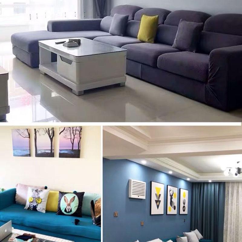 Утолщенный эластичный чехол для дивана в гостиной, бархатный чехол для дивана, пыленепроницаемые растягивающиеся чехлы для секционного дивана, чехол для дивана в форме буквы L