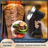 80 Вт Профессиональный Электрический Нож для Турецкого Кебаба Портативный Беспроводной Резак для Мяса Ручной Слайсер для Турецкого Кебаба
