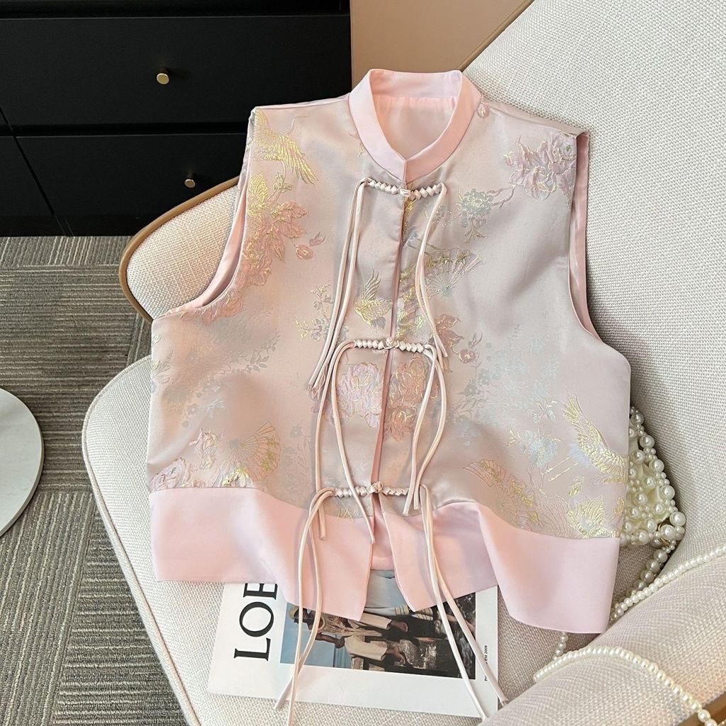 Vest Vest Top Women's 2025 Early Spring New Small Fragrant Style Vest Temperament Outer Woman