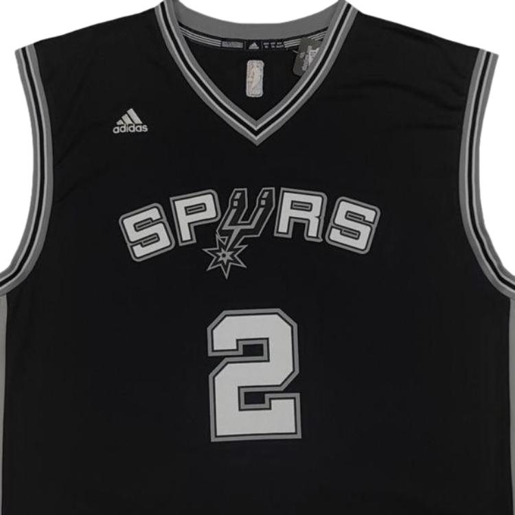 Adidas X NBA Collaboration San Antonio Spurs Kawhi Leonard модная мягкая удобная повседневная баскетбольная майка мужская майка черная 7818A-304-AEB1585