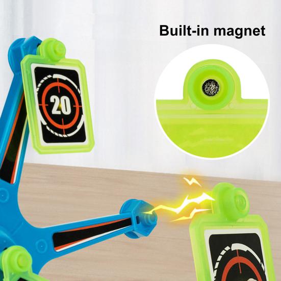 Electric Suspension Ball Shot Target Toy Glow-in-the-dark Kids Long Range Shoot Practice Game Toddlers Boys Girls Educational Shooter Toy