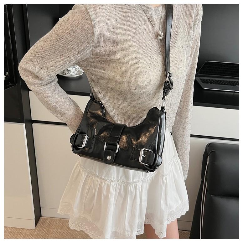 IELGY Ladies Messenger Bag Underarm Motorcycle Bag