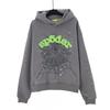 Mens Spiderweb Print Hooded Sweatshirt Casual Jogger Pants Set - Loose Fit Cotton Blend Streetwear Teens