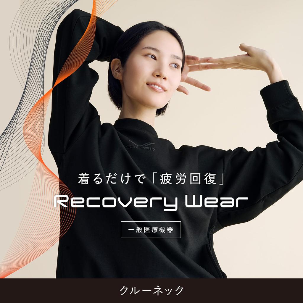 Store Sixpad Recovery Recovery Wear Limited Set MTG General Medical Device Fatigue Recovery Blood Circulation Promotion Roomwear Crew Neck [SIXPAD]