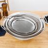 Stainless Steel Flour Sieve with Double Handle Food Filter Juice Strainer Noodle Drainer Skimmer Kitchen Cooking Utensil